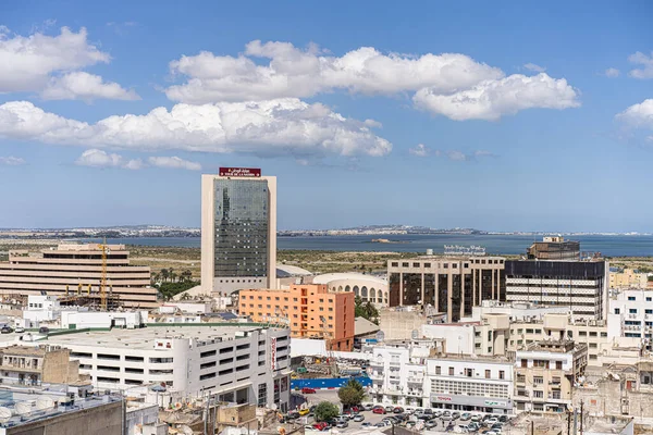 Bird Eyes View Tunis Capital Largest City Tunisia — Stock Photo, Image