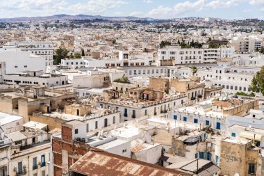  Tunus 'un kuş bakışı manzarası başkenti ve Tunus' un en büyük şehridir.