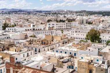  Tunus 'un kuş bakışı manzarası başkenti ve Tunus' un en büyük şehridir.