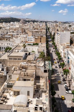  Tunus 'un kuş bakışı manzarası başkenti ve Tunus' un en büyük şehridir.