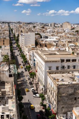  Tunus 'un kuş bakışı manzarası başkenti ve Tunus' un en büyük şehridir.