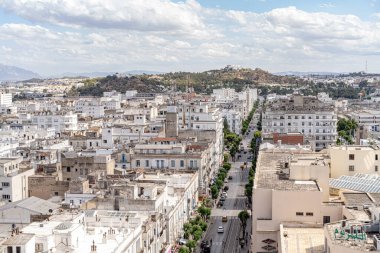  Tunus 'un kuş bakışı manzarası başkenti ve Tunus' un en büyük şehridir.