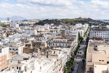  Tunus 'un kuş bakışı manzarası başkenti ve Tunus' un en büyük şehridir.