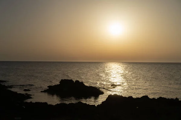 Morgen Und Sonnenaufgang Strand Nordtunesien — Stockfoto