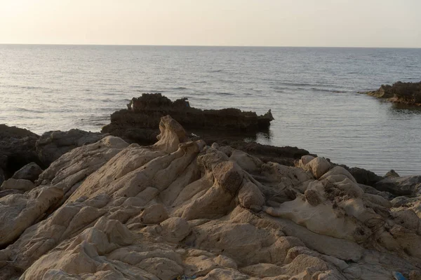 Pláž Severní Tunisii Cap Angela Kef Abed Cap Serrat — Stock fotografie