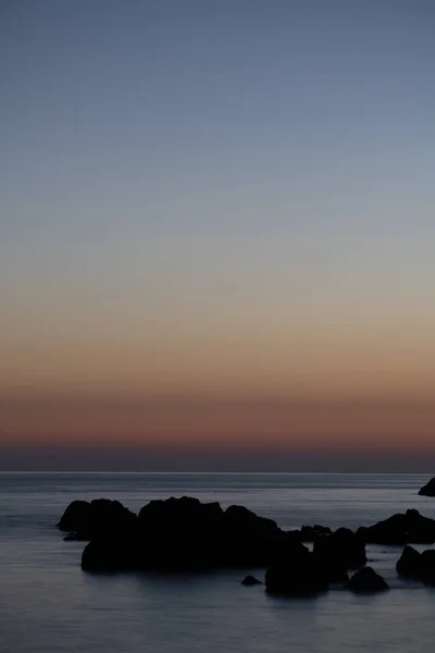 Comete Neowise Evening Sunset Beach North Tunisia — Stock Photo, Image