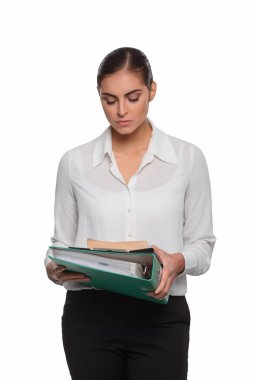 Ciddi profesyonel bir belge ile