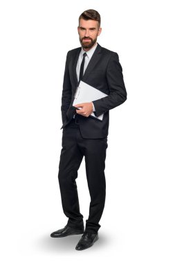 Modern bir işadamı hoş bir görünüm