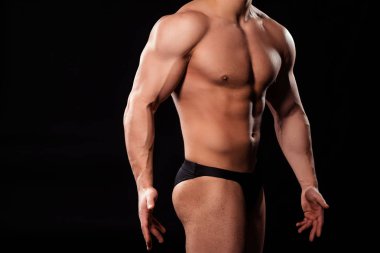 Büyük sporcular profilden poz. 