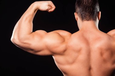 Sahne Alanı'nda Sportsmans arka poz.