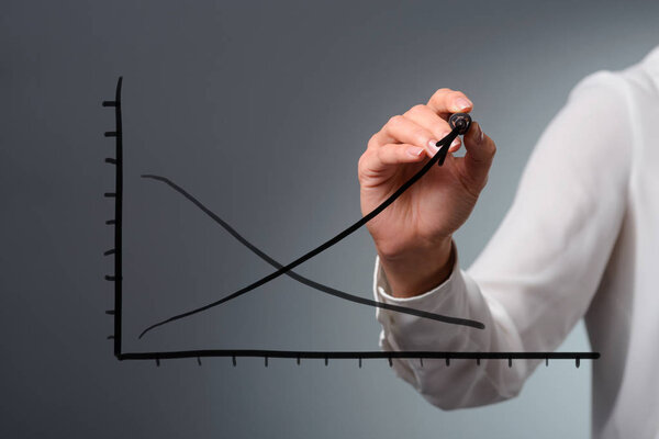 График роста и рецессии
