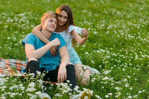 Stort ögonblick för att ta en selfie — Stockfoto