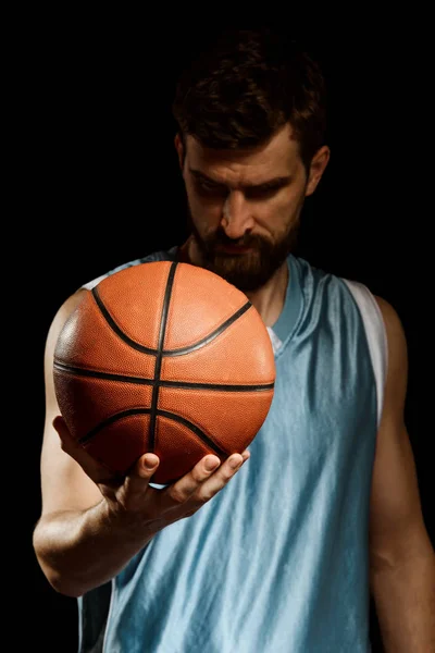 Portret van basketbalspeler — Stockfoto