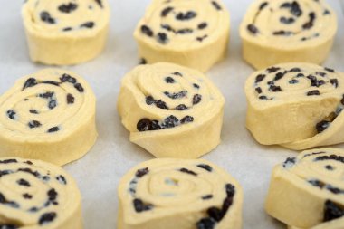 Pasta pişirme önce rulo