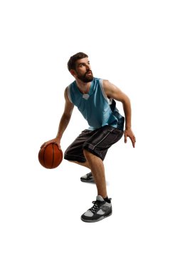 Beyaz erkek basketbolcu