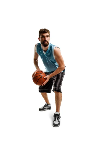 Pemain basket melihat target. — Stok Foto