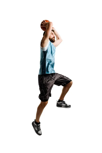 Motion of basketball player — Stock Photo, Image