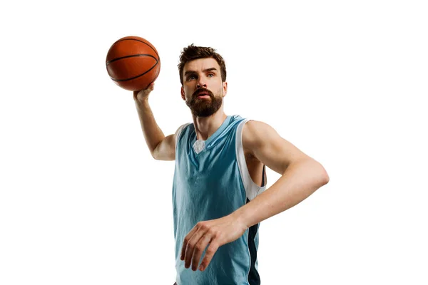 Retrato de jogador basketballl — Fotografia de Stock