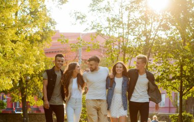 Eğleniyor hipsters demet