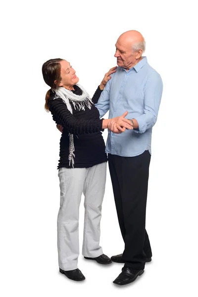 Bailando abuelita y abuelo — Foto de Stock