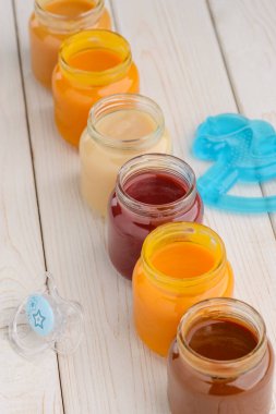 Bebek maması kavanozları, teether, emzik