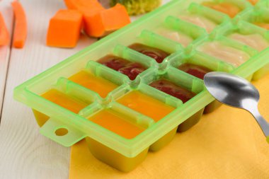 Bebek maması multiportion kap içinde