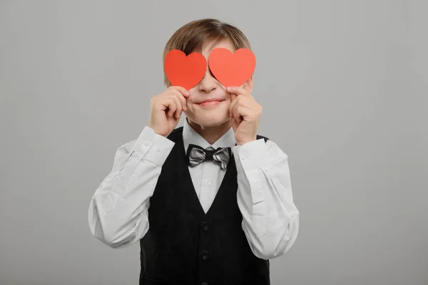 Kalp gözlü genç çocuk — Stok fotoğraf