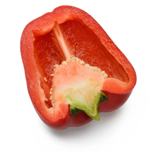 Half of red bell pepper — Stock Photo, Image