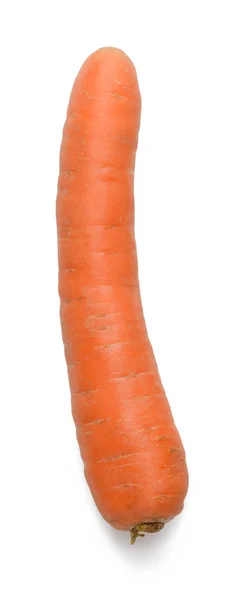 Whole carrot isolated on white — Stock Photo, Image