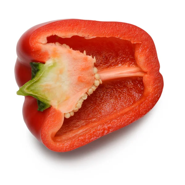 Setengah dari paprika merah — Stok Foto