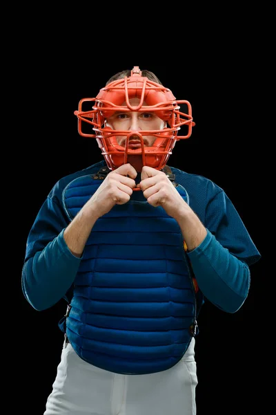 Player getting ready for game — Stock Photo, Image