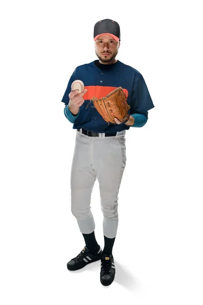 Treinador de beisebol explicando técnicas — Fotografia de Stock