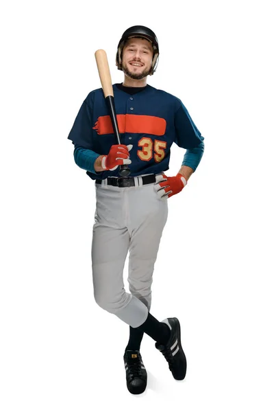 Portréja egy baseball ütő — Stock Fotó