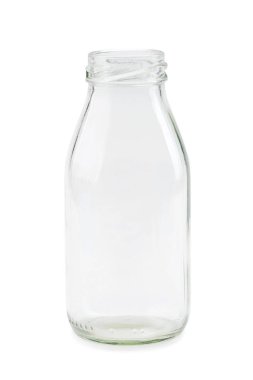 İş parçacığı boyun ile cam şişe