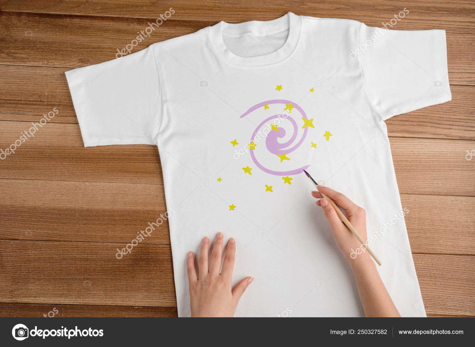 Decorate A Blank White T Shirt Stock Photo C Ygphoto 250327582