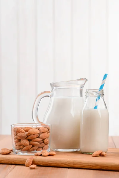 Bottle of vegan milk — Stock Photo, Image