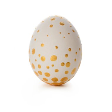 Beyaz güzel Paskalya yortusu yumurta