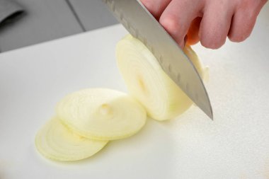 Portre üzerinde kuru soğan