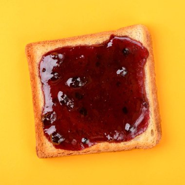 Böğürtlenli reçel ile tost