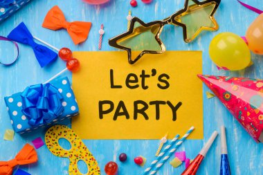 Yaratıcı parlak parti davetiyesi