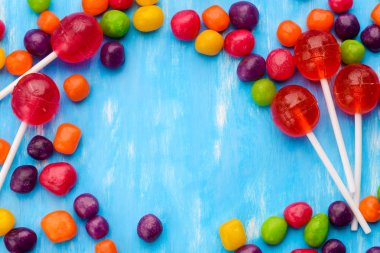 Şekerler, lolipoplar, kart