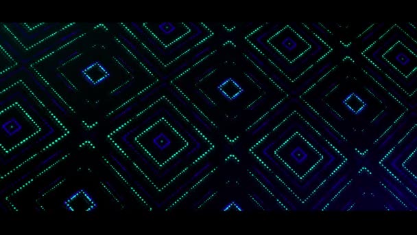 Minimalistyczny Neon Ruchu Graficzny Tło Wideo — Wideo stockowe