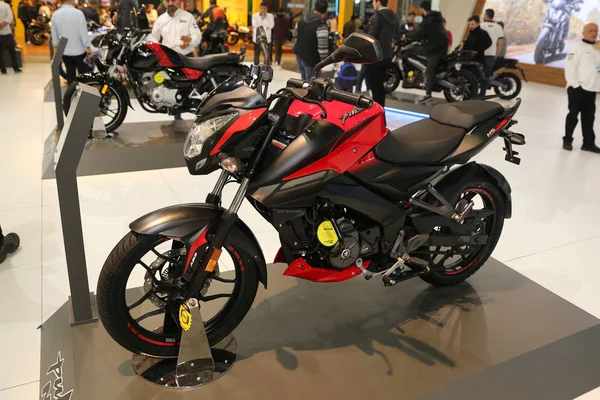 Istanbul Turecko Února 2018 Bajaj Pulsar Ns160 Displeji Istanbulu Motobike — Stock fotografie