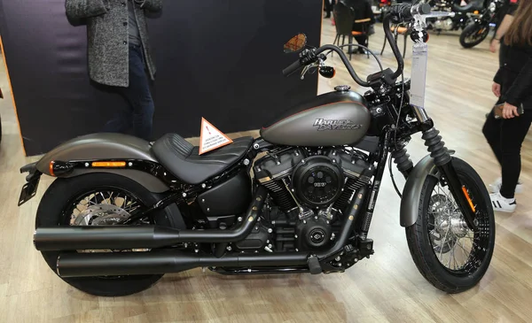 Istanbul Turkiet Februari 2018 Harley Davidson Motorcykel Utställda Motobike Istanbul — Stockfoto