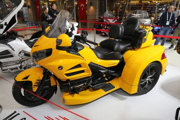 Istanbul Turecko Února 2018 Honda Gold Wing Displeji Istanbulu Motobike — Stock fotografie