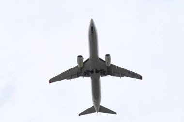 Istanbul, Türkiye - 04 Şubat 2018: Türk Hava Yolları Boeing 737-8f2 (Cn 34418) açılış Istanbul Ataturk Havaalanı'na. Senin 328 filo büyüklüğü ve 302 hedefleri Türkiye'nin bayrak taşıyıcı