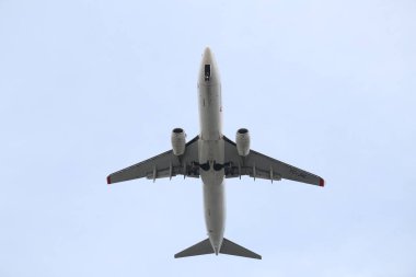Istanbul, Türkiye - 03 Şubat 2018: Türk Hava Yolları Boeing 737-8f2 (Cn 35742) açılış Istanbul Ataturk Havaalanı'na. Senin 328 filo büyüklüğü ve 302 hedefleri Türkiye'nin bayrak taşıyıcı