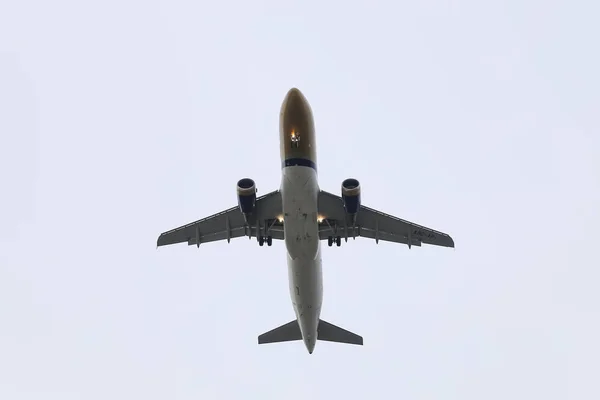 Istanbul Türkiye Şubat 2018 Körfez Hava Airbus A320 Istanbul Atatürk — Stok fotoğraf