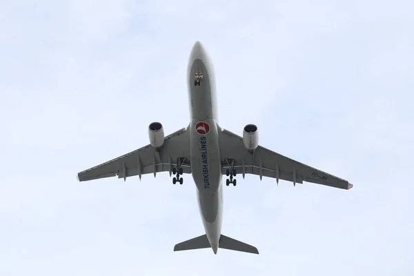 Istanbul Turquia Fevereiro 2018 Turkish Airlines Airbus A330 223 961 — Fotografia de Stock