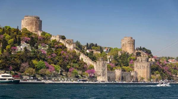 Château Roumain Dans Détroit Bosphore Côte Istanbul Turquie — Photo